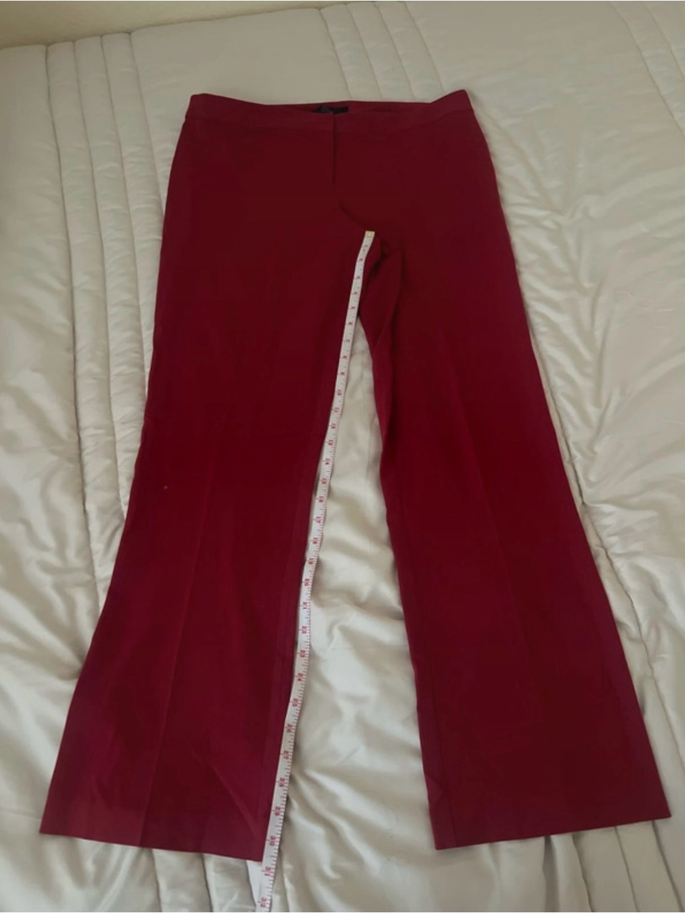 The Limited Women's Burgundy Flare Trousers